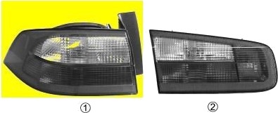 VAN WEZEL 4348921 Baklykt