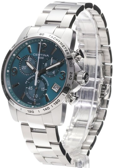 Certina Herreklokke C034.417.11.097.00 Ds Podium Grønn/Stål Ø41 mm