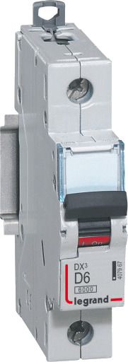Legrand Automatsikring DX3 D 40A 1P, 1M, 6/10kA