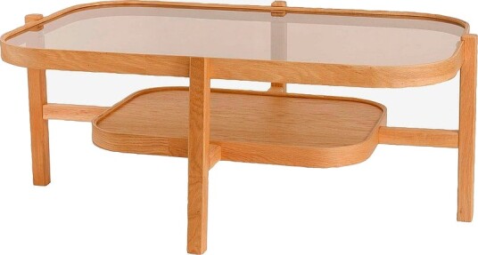 HomitiSalongbord Godiva Oak Brun