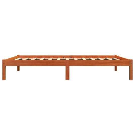 vidaXL Dagseng voksbrun 90x190 cm heltre furu 8721012406551