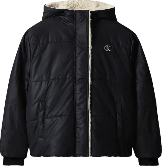 Calvin Klein Teddy Lined Puffer Jacket - PVH BLACK - 128