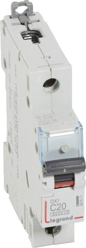 Legrand 10 stk DX3 MCB automatsikring B20 1P 1M 6/10kA