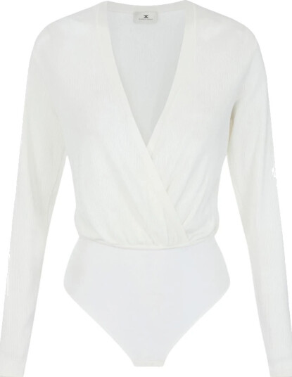 Elisabetta Franchi Dame Topper Hvit XS,