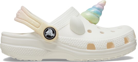 Crocs Classic IAM Rainbow Unicorn Kids Sandaler Chalk 19-20