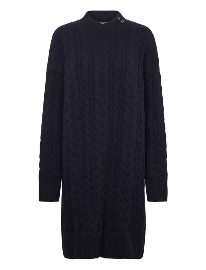 Barbour Barbour Belford Knitted Mini Dress Navy 46 Barbour Barbour Belford Knitted Mini Dress Navy 46