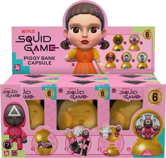 YuMe Squid Game Blind Box Piggy Bank kapsel