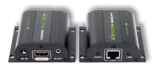 TECHLY Extender HDMI 60m med IR for 3D og HDCP
