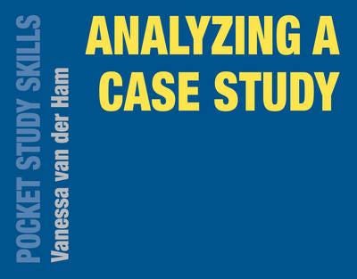 Analyzing A Case Study Av Vanessa Van Der (Massey University Palmerston North) Ham