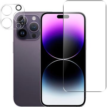 iPhone 15 Pro 2-i-1 Sett Beskyttelsesglass / Kamera Linse