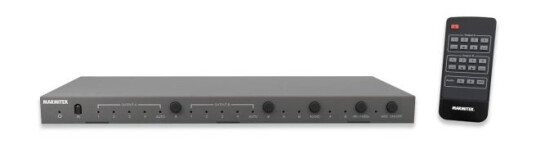 Marmitek Connect 642 Pro, Av-Matrisevelger, 18 Gbit/S, 600 Mhz, 3840 X 2160 Piksler, Sort, 100 - 240 V