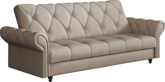 Denegal 3 seters Sovesofa Lyse brun