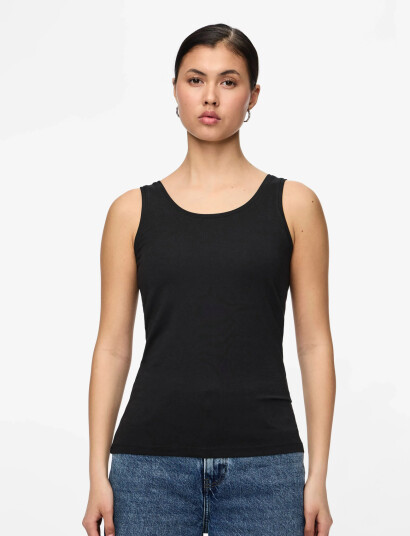 Pieces Pcsirene Tank Top Noos - Black - XL