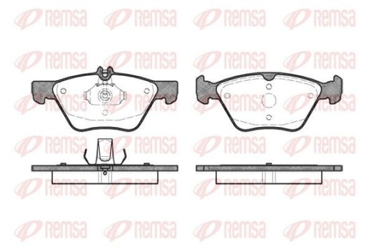 Bremseklosser REMSA 0601.00