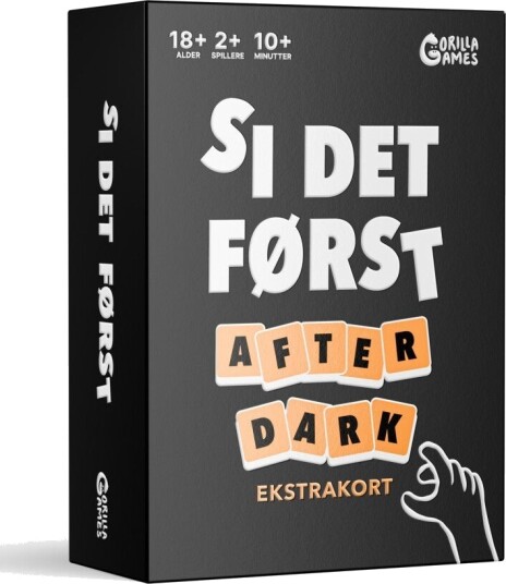 Gorilla Games Spill Si Det Først After Dark Ekstrakort Gorilla Games Spill Si Det Først After Dark Ekstrakort