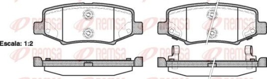 Bremseklosser REMSA 1264.02