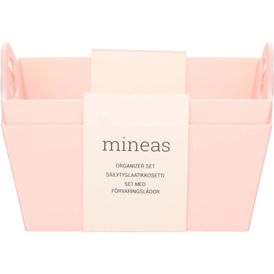 Mineas Organizer Set Small Pink