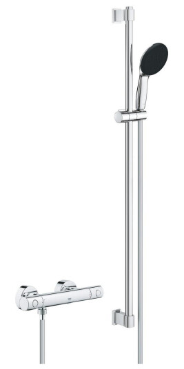 GROHE PRECISION GET DUSJTERMOSTAT M/1-SPRAY DUSJSETT 900 MM KROM
