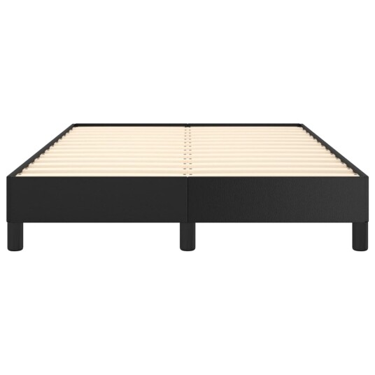 Sengeramme svart 120x190 cm kunstlær 8721012458635