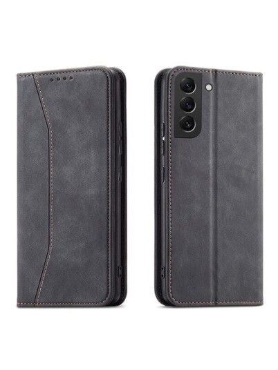 Hurtel Magnet Fancy Case for Samsung Galaxy S23+ Flip Cover Wallet Stand Black
