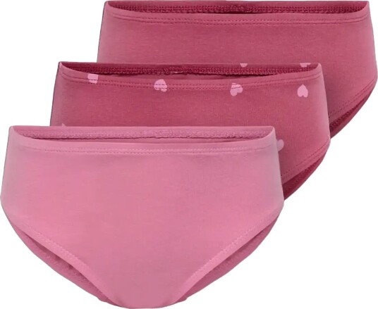 Kids Only Kmglola 3 Pack Briefs Acc Pink 110