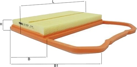 Luftfilter MAHLE ORIGINAL LX 4632 Luftfilter MAHLE ORIGINAL LX 4632