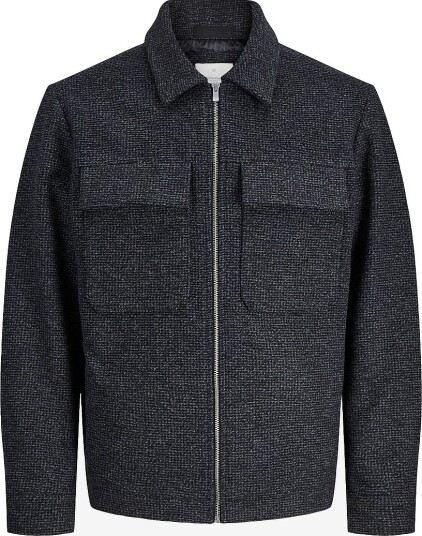 Jack & Jones Jakke jprBlurussel Wool Blend Jacket SN Grå Jack & Jones Jakke jprBlurussel Wool Blend Jacket SN Grå