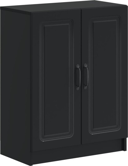 vidaXL Baderom Oppbevaringsskap UTRECHT Svart 59,5 x 31 x 77 cm