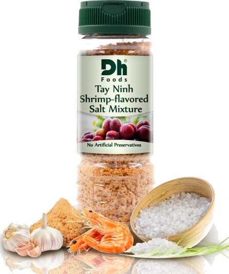 Tay Ninh Shrimp-Flavoured Salt Mixture - Salt med Rekesmak og Chili - DH Foods 110 gram (Vietnam)