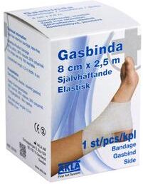 Akla Selvheftende Gasbind   8 cm x 2,5 m