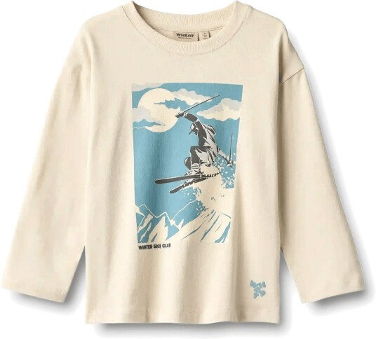 Wheat T Shirt L/S Dixie Print OFFWHITE 128