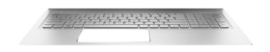 Hp 812726-Dh1, Kabinett + Tastatur, Nordisk, Bakgrunnsbelyst Tastatur, Hp, Envy 15