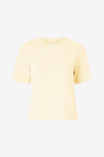 Gina Tricot T skjorte Perfect Tee Gul