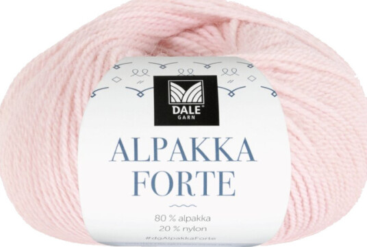 Dale Garn Dale Garn Alpakka Forte Lys Rosa 743 50g