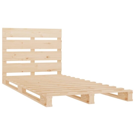 vidaXL Sengeramme 100x200 cm heltre furu