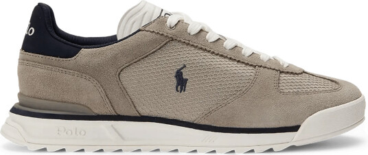 Polo Ralph Lauren Varick Suede & Mesh Sneaker Grey 44