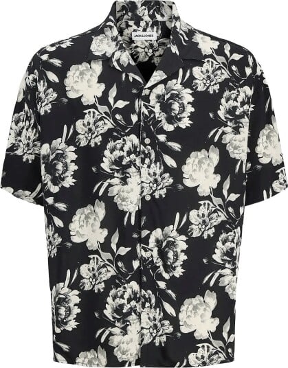 Jack & Jones | Jjjeff Monochrome Aop Resort Shirt Ss | XXL