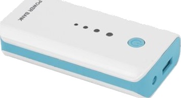 Esperanza Electron EMP104WB Strømbank 5200 mAh - 1 A (Usb) - På Kabel: Micro-USB Hvit/Blå