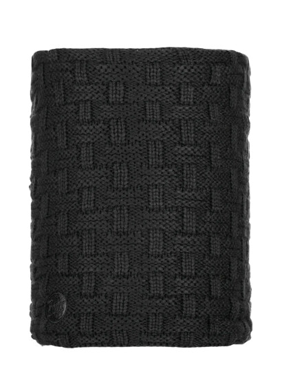 BUFF Knitted Neckwarmer Airon   Black   ONE SIZE