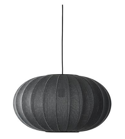 Made By Hand Knit-Wit Oval Taklampe Ø57 Sort Made By Hand Knit-Wit Oval Taklampe Ø57 Sort