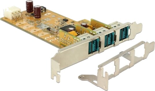 Delock PCIe PoweredUSB 12V 3 Port 89656