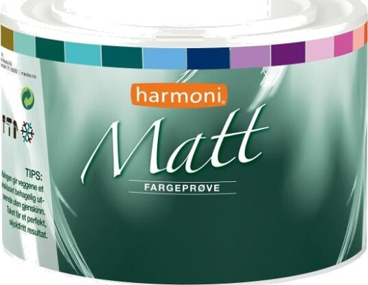 Harmoni Fargeprøve supermatt 01 b-base 0.45l<br>