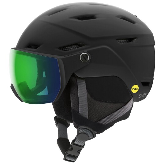 S/Mith Survey Skihjelm med visir Matte Black 63-67cm S/Mith Survey Skihjelm med visir Matte Black 63-67cm