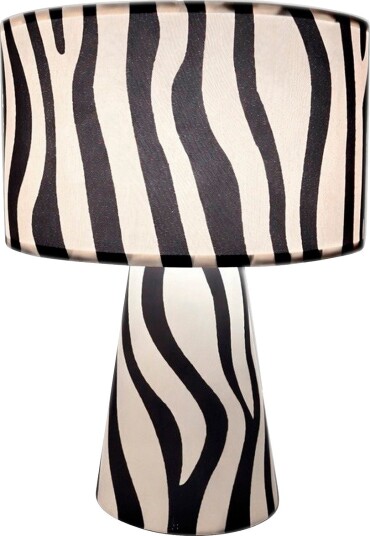 By Rydéns Bordlampe Zany Zebra Svart