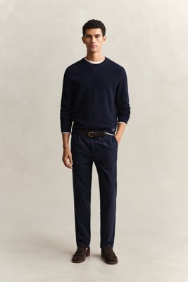 GANT Slim Smart Cot/Lyocell Pants Navy 48