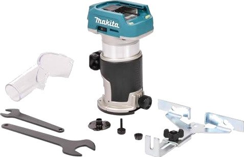 Makita Batteridrevet Overfres DRT50ZX4 (Uten Batteri Og Lader) 18 v, 23 mm