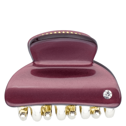 DARK Hair Claw Small Maroon