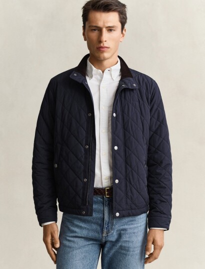 Gant Quilted Jacket Navy S