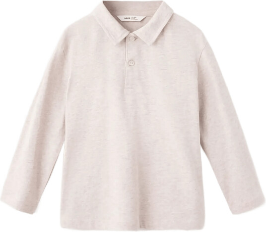 Mango Long Sleeves Cotton Polo Beige 12 18M