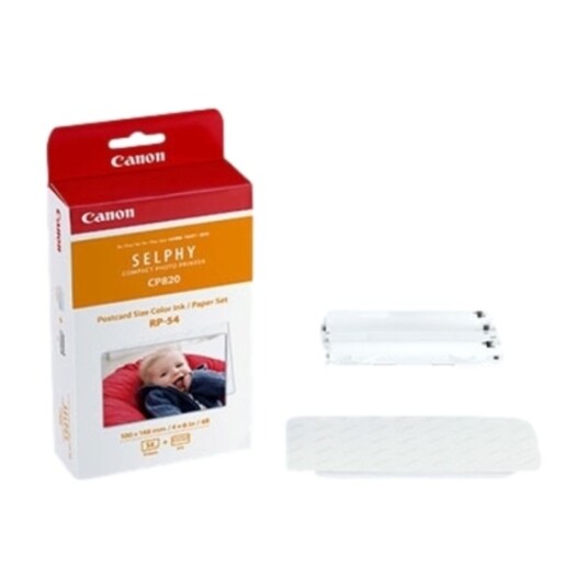 Canon RP 54 blekkog papirsett 54 utskrifter Canon RP 54 blekkog papirsett 54 utskrifter